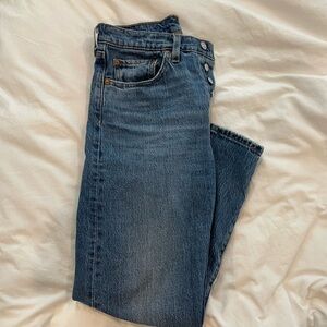 Levi's Classic Straight-Leg Denim Jeans in Medium Blue